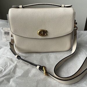 Coach Cassie Handbag in chalk/white, never used
